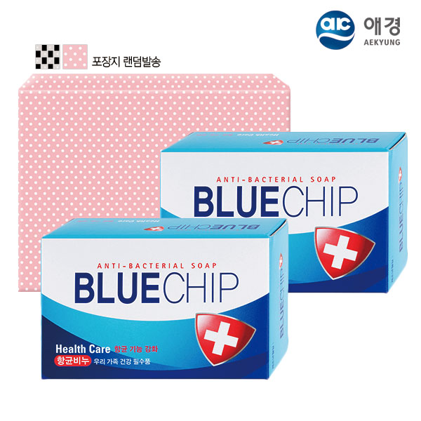 손세정제 항균 블루칩 비누 2P 답례품 판촉물 단체선물 기념품 대량구매